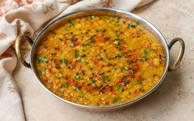 मिक्स दाल फ्राई तैयार व्यंजन