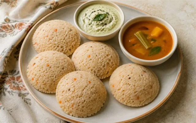 ओट्स इडली तैयार व्यंजन