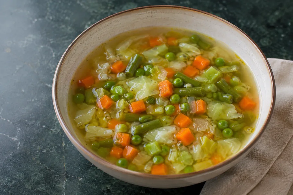 मिक्स वेज सूप तैयार व्यंजन
