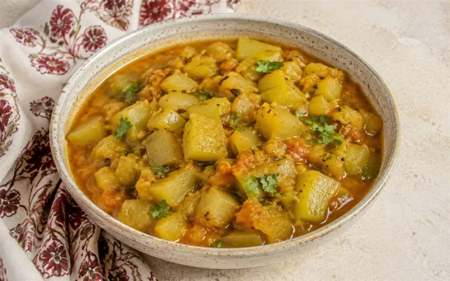 व्रत वाली लौकी तैयार व्यंजन