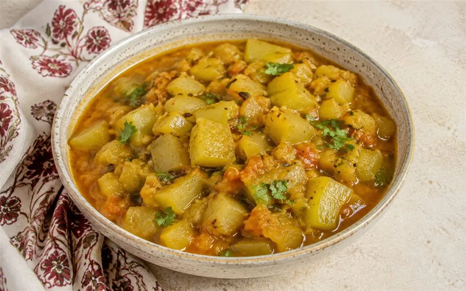 व्रत वाली लौकी तैयार व्यंजन