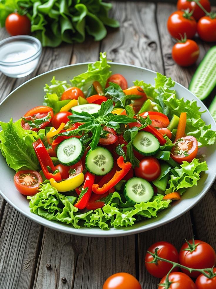 10 मिनट में बनने वाले 5 स्वादिष्ट और हेल्दी सलाद 1 Mixed Vegetable Protein Salad